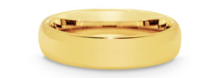 Yellow Gold classic mens wedding band Wedding Ring male Classic Yellow Gold