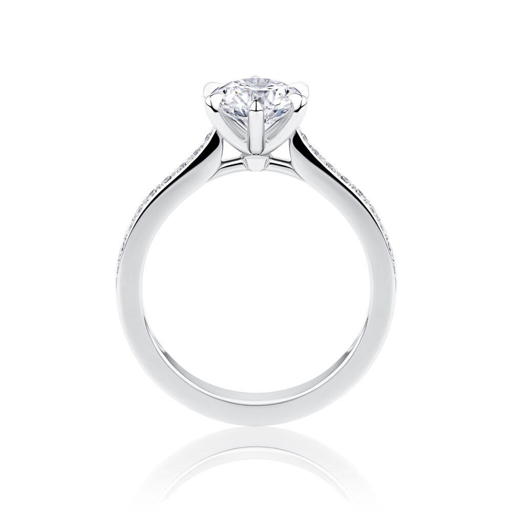 Acacia 18ct White Gold Six Claw