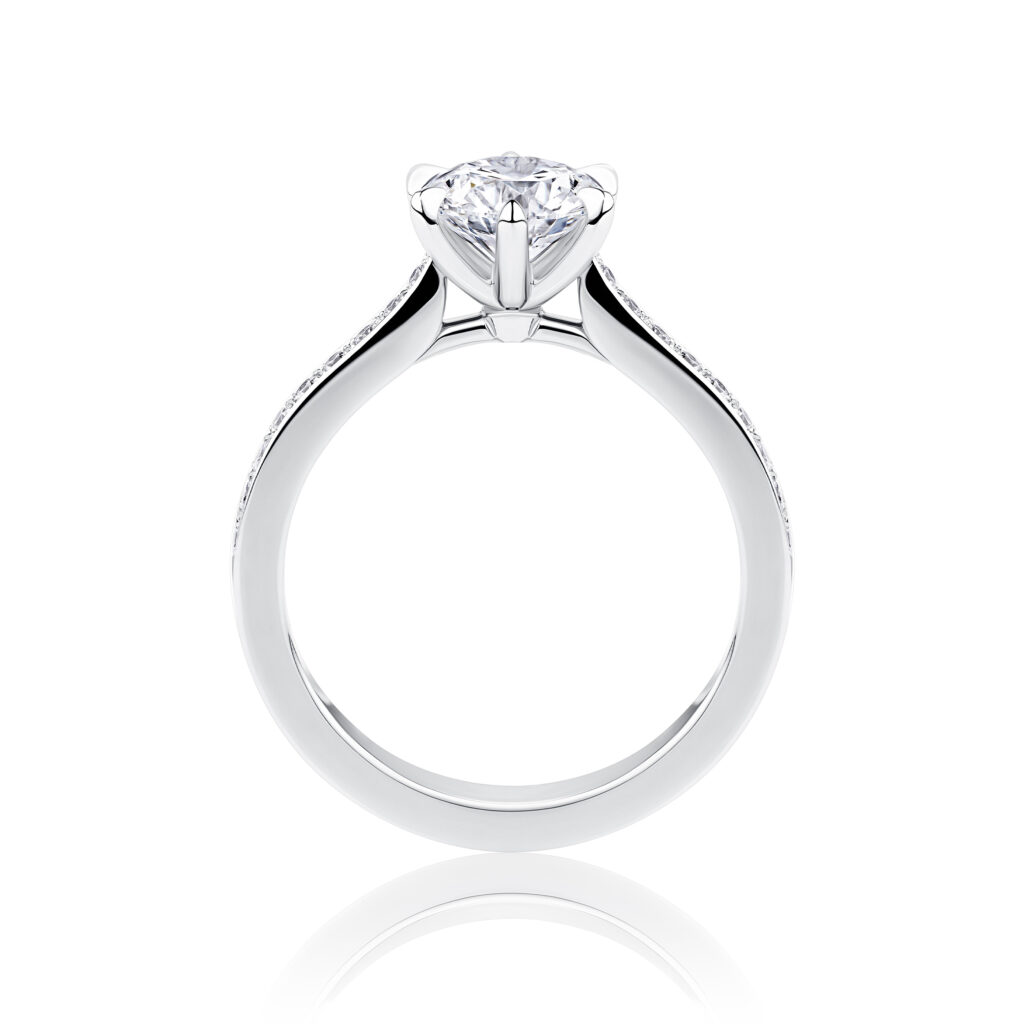 Acacia 18ct White Gold Six Claw