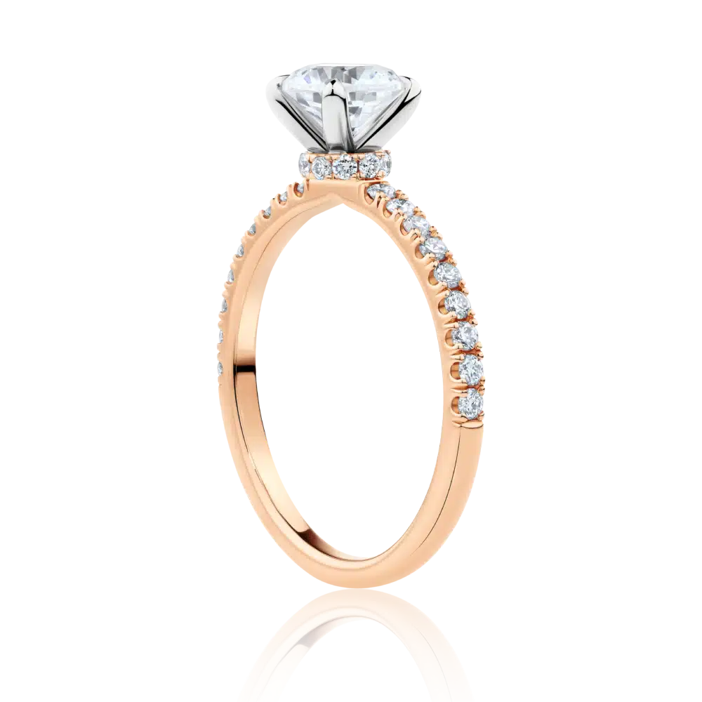 Lilly-pilly-side-rose-gold-two-tone-round-cut-diamond-engagement-ring