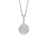 Diamond pendant with diamond bale