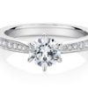 Round diamond engagement ring acacia