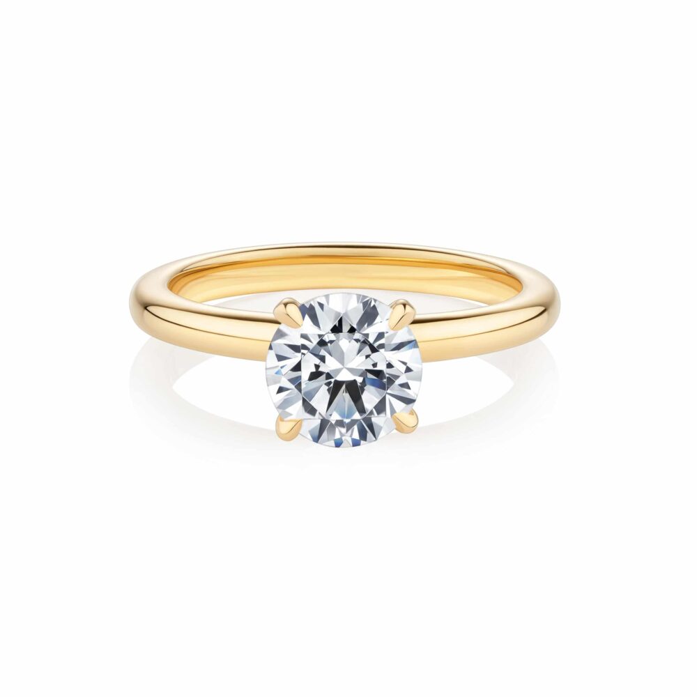 Lilly Pilly Yellow Gold 1.23ct Lab Diamond Ring