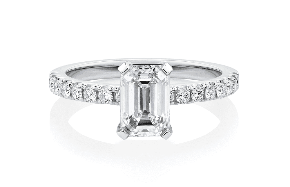 Emerald Dianella Diamond Band Iced Front