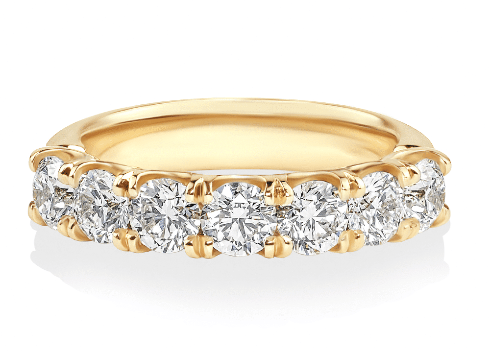 Maria Grande Yellow Gold Diamond Women's Wedding Ring