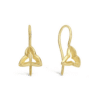 wild iris drop earrings