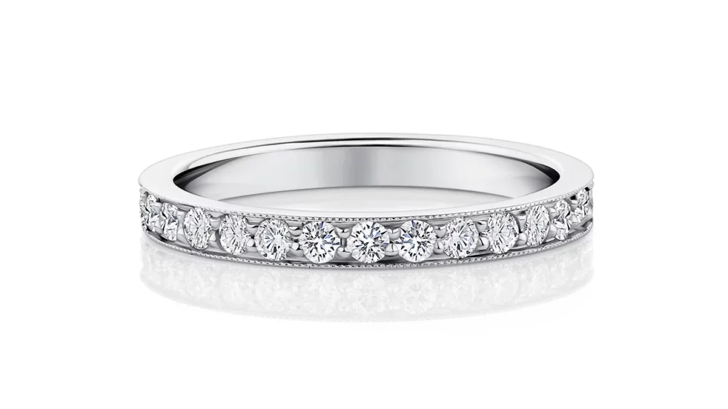 Flinders Milgrain engagement ring