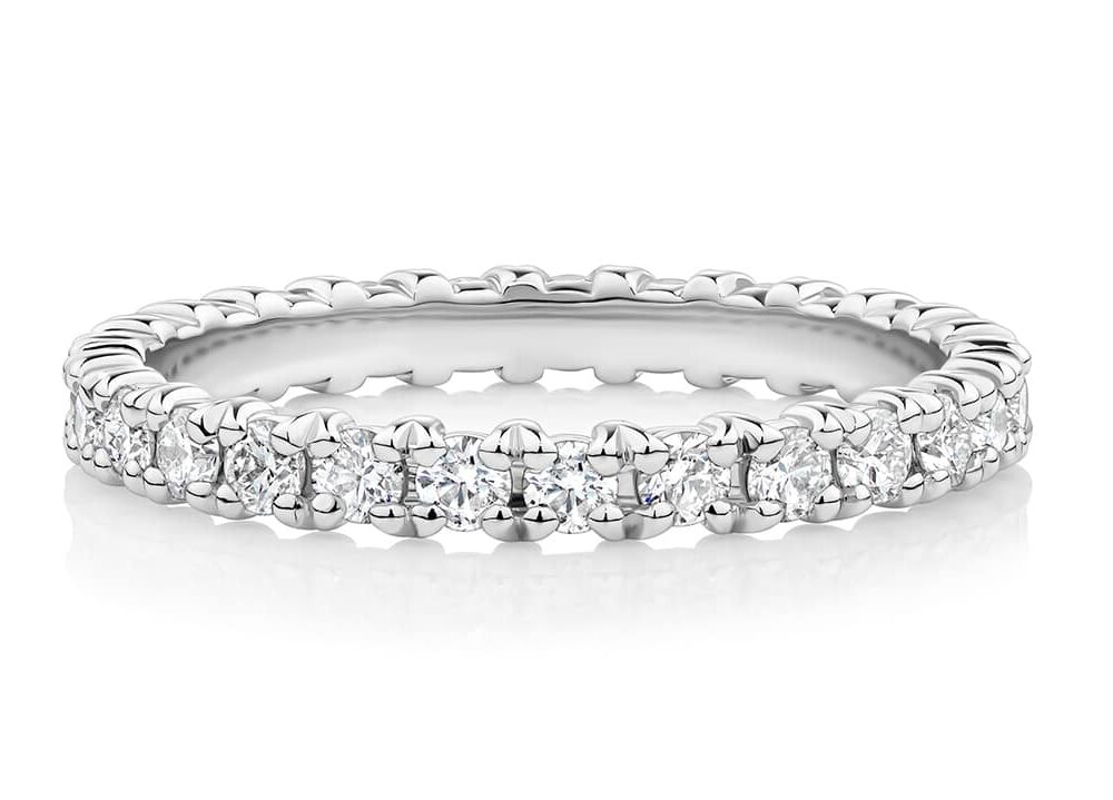 Hayman White Gold Lab Diamond Women's Wedding Ring