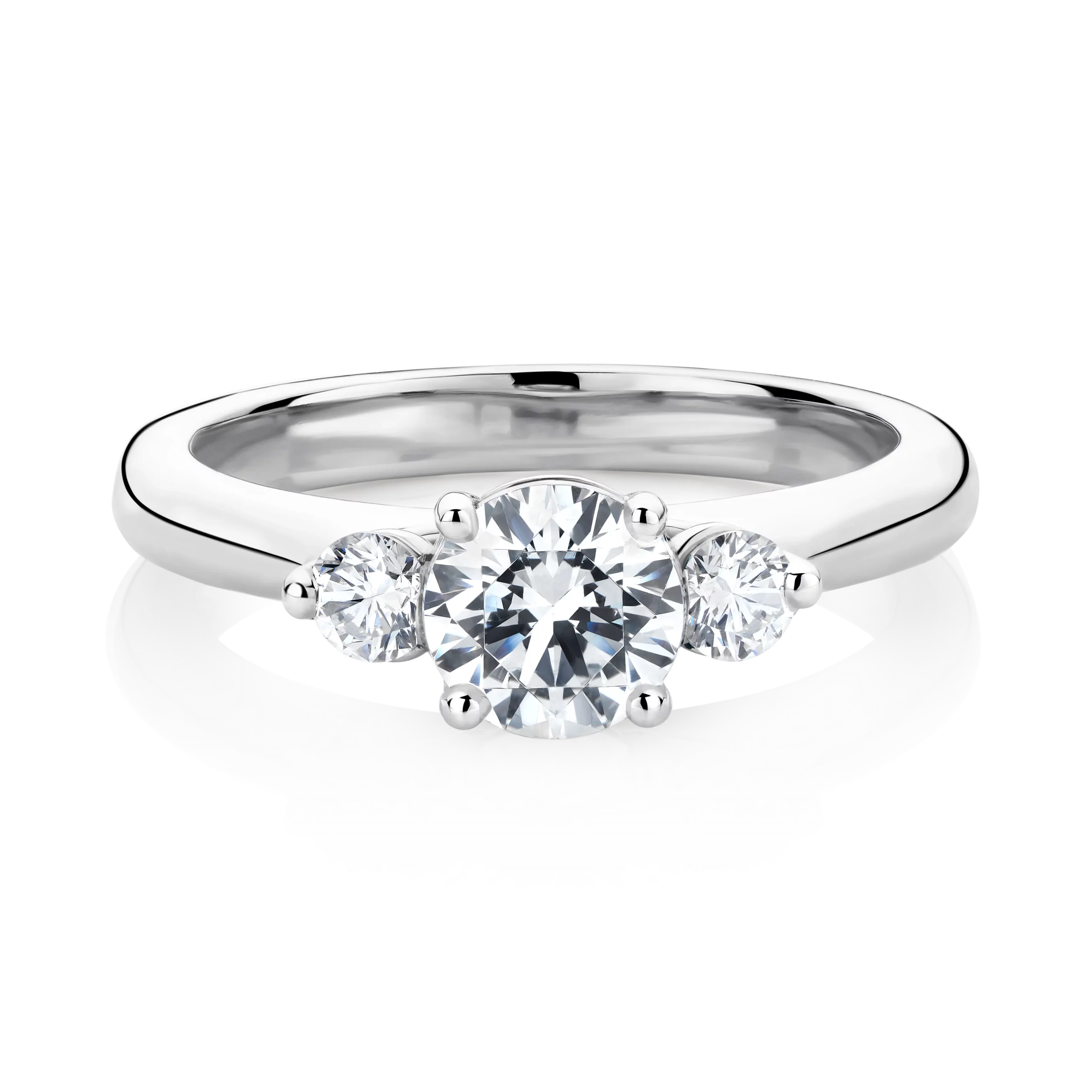 Banksia-Platinum-Round-Cut-Trilogy-Diamond-Engagement-Ring