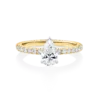 Dianella-yellow-gold-two-tone-pear-cut-diamond-band-diamond-engagement-ring