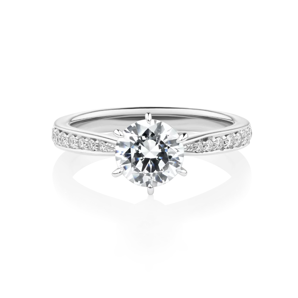 Rosella-platinum-round-cut-6-claw-grain-set-diamond-engagement-ring