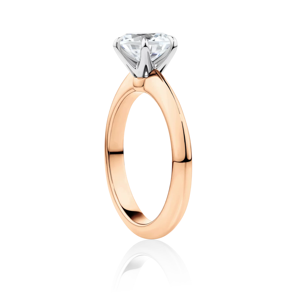 Southern-star-side-rose-gold-two-tone-6-claw-round-cut-diamond-engagement-ring