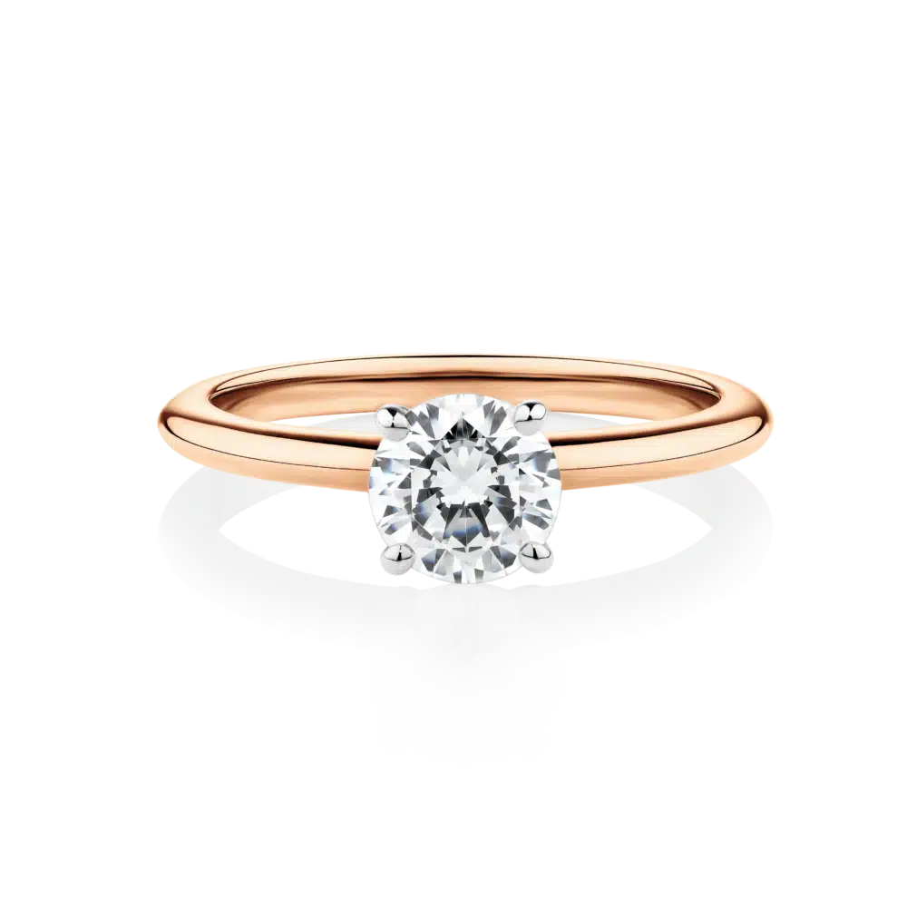 Waratah-rose-gold-two-tone-round-cut-diamond-engagement-ring