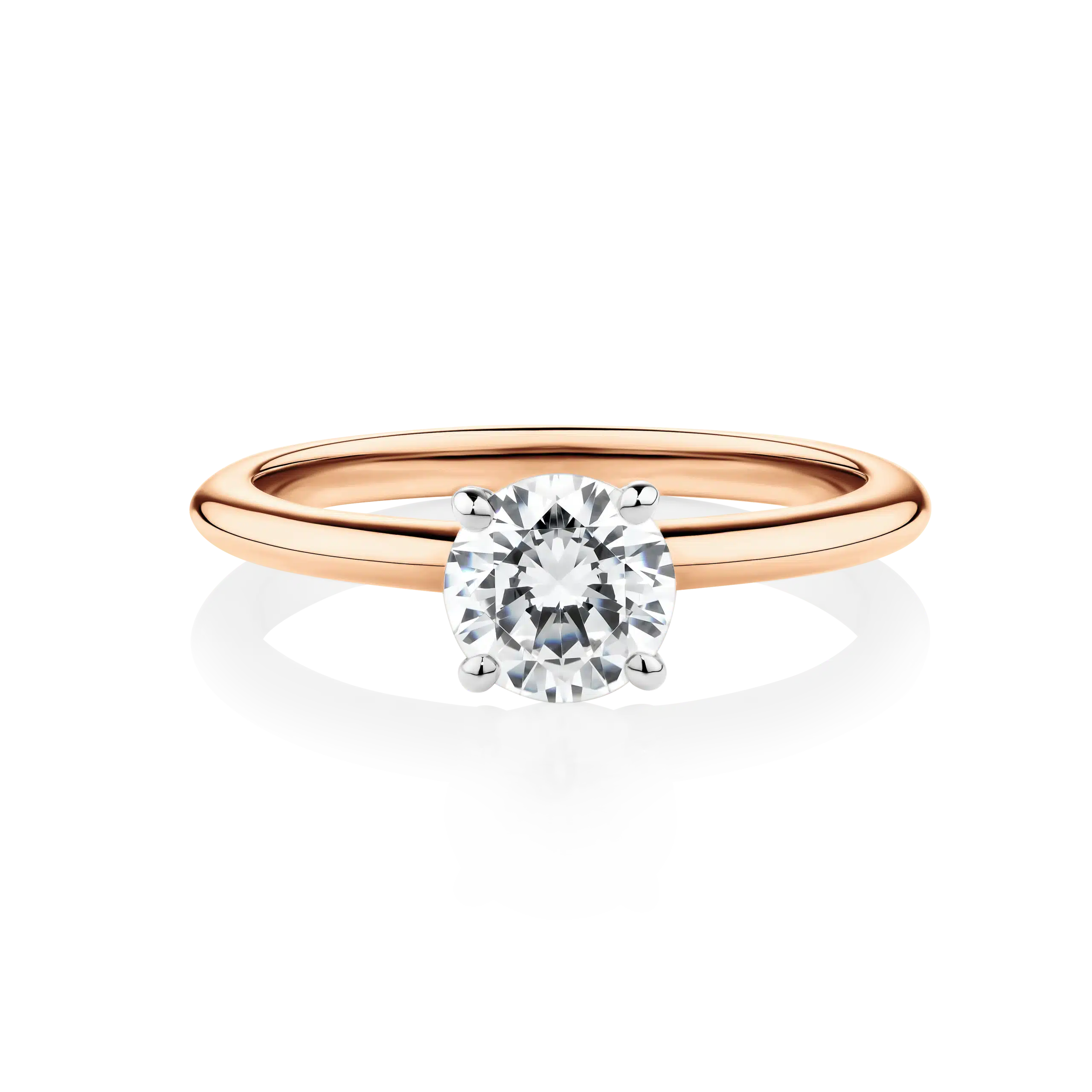 Waratah-Rose-Gold-Two-Tone-Round-Cut-Diamond-Engagement-Ring