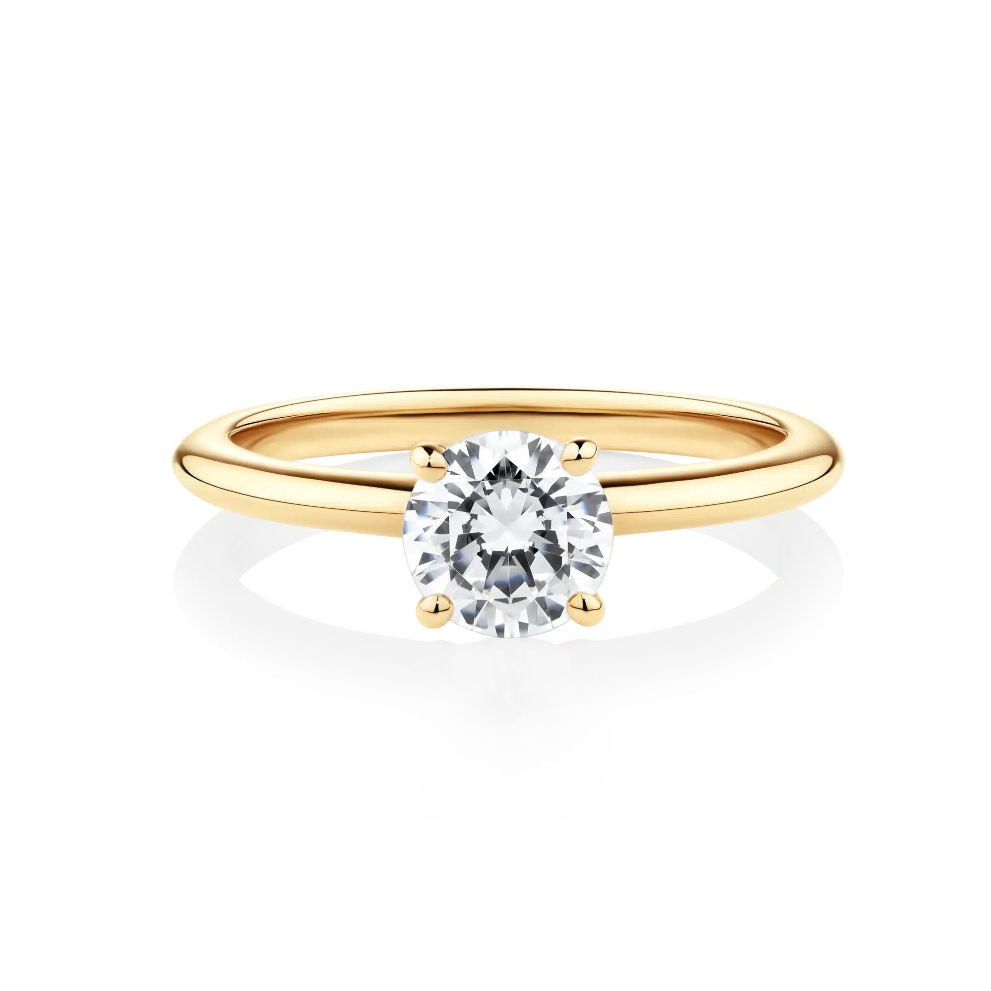 Waratah-Yellow-Gold-Round-Cut-Diamond-Engagement-Ring