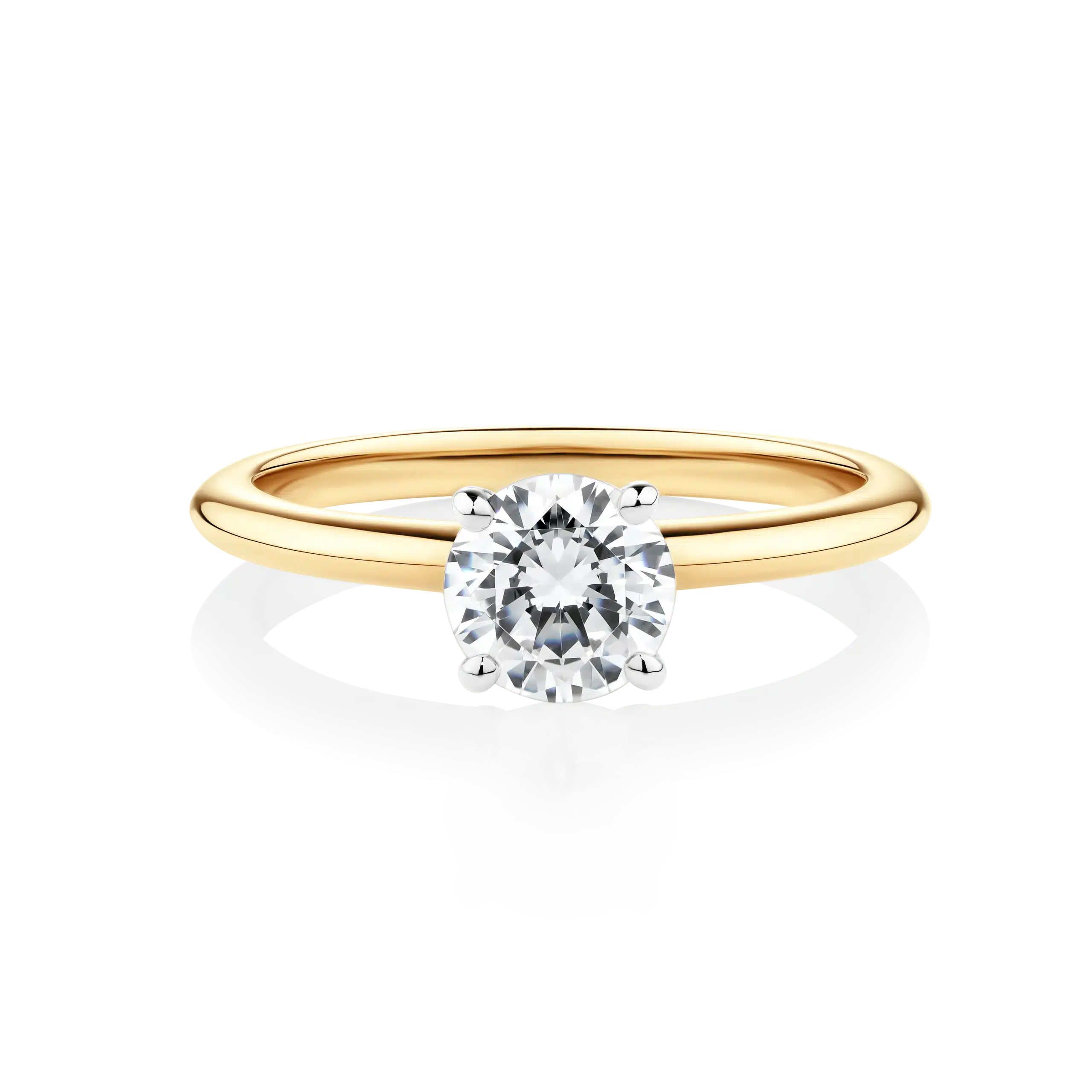 Waratah-Yellow-Gold-Two-Tone-Round-Cut-Diamond-Engagement-Ring