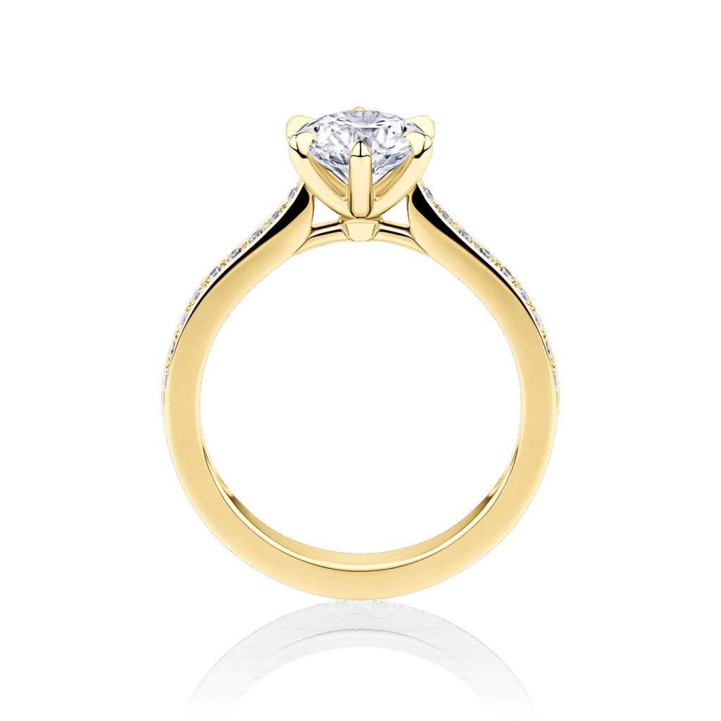 Acacia 18ct Yellow Gold Six Claw