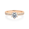 Acacia-rose-gold-round-6-claw-grain-set-diamond-engagement-ring