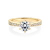 Acacia-yellow-gold-round-6-claw-grain-set-diamond-engagement-ring