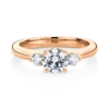 Banksia-rose-gold-trilogy-round-diamond-engagement-ring