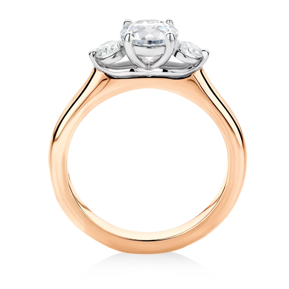 Banksia-side-rose-gold-two-tone-trilogy-round-diamond-engagement-ring