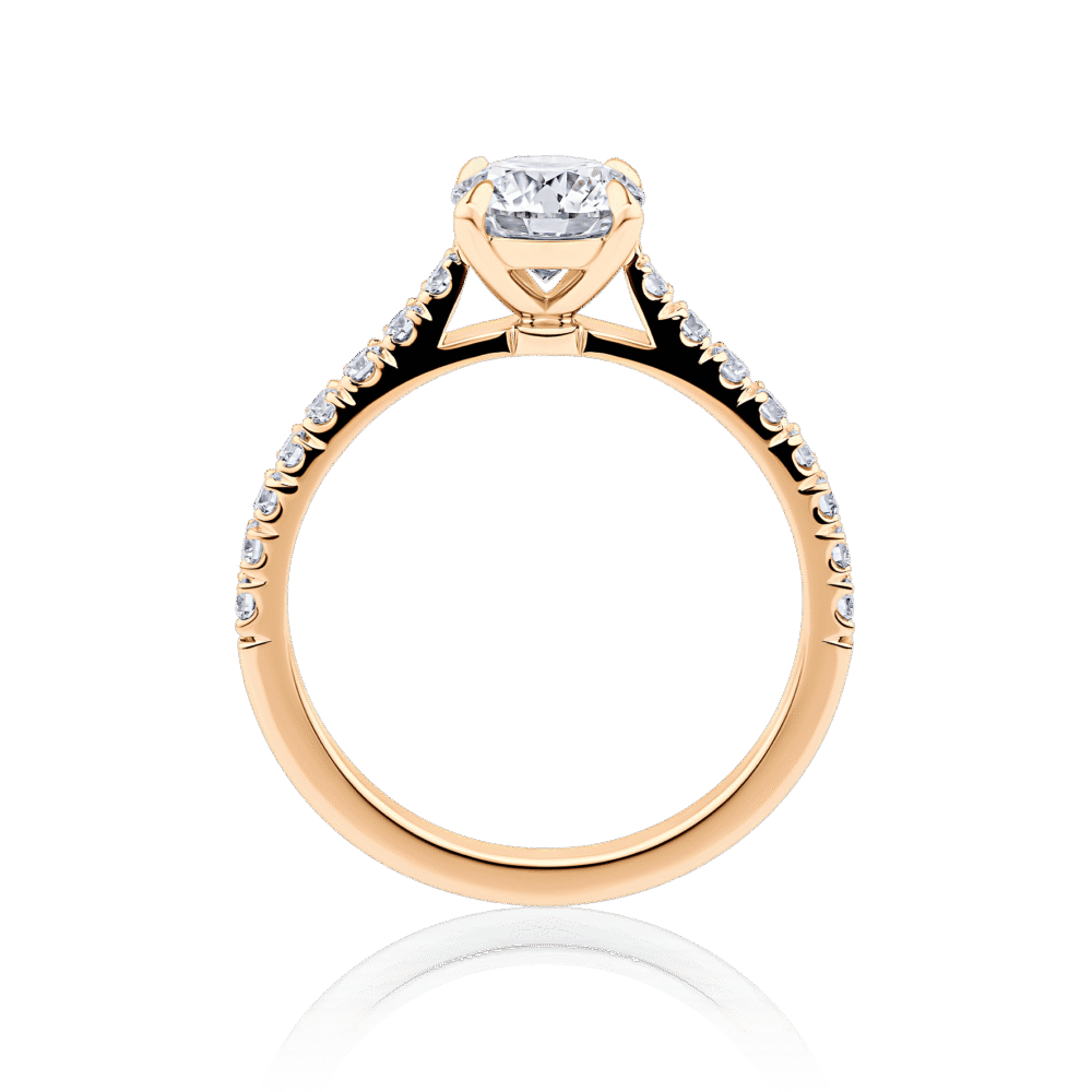 Bottlebrush 18ct rose gold side