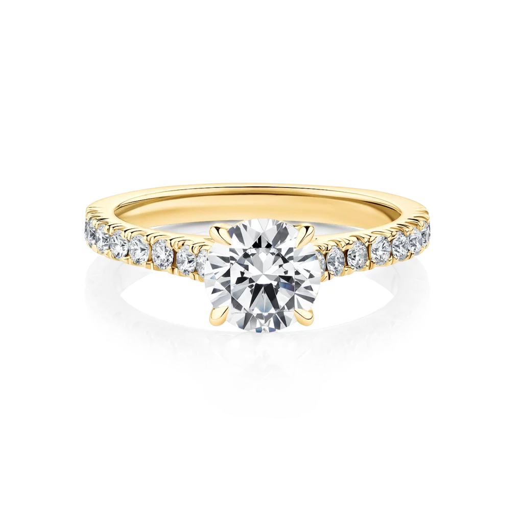 Bottlebrush-Yellow-Gold-Round-Diamond-Engagement-Ring