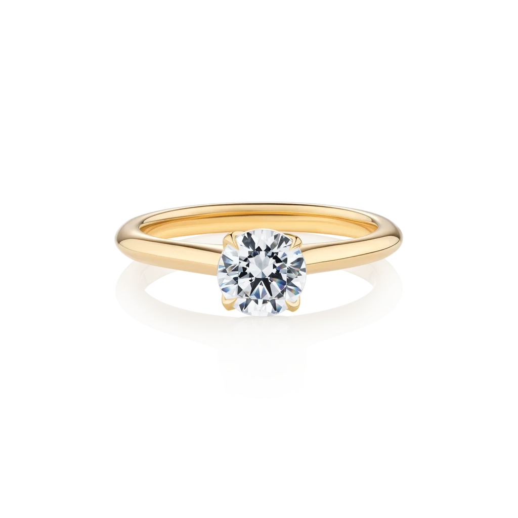 Casuarina-Yellow-Gold-Round-Diamond-Engagement-Ring