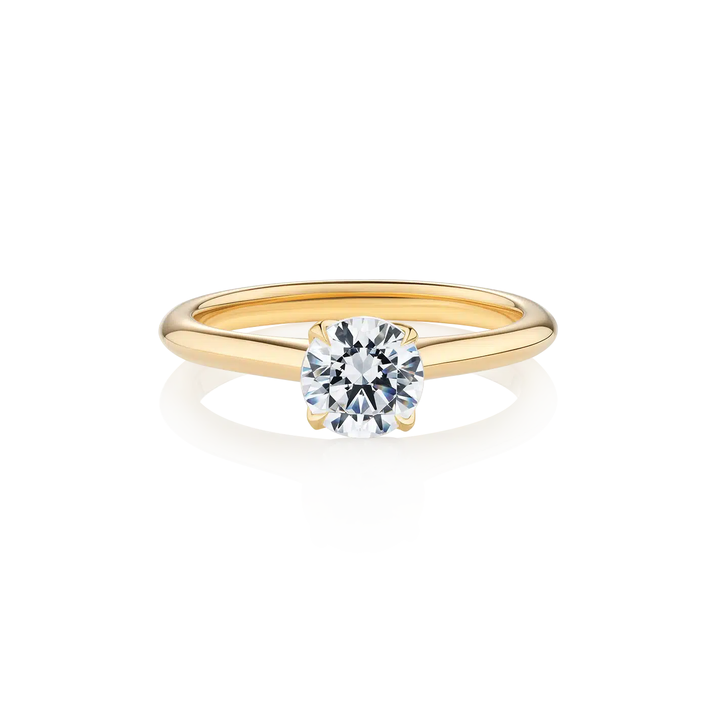 Casuarina-Yellow-Gold-Round-Diamond-Engagement-Ring