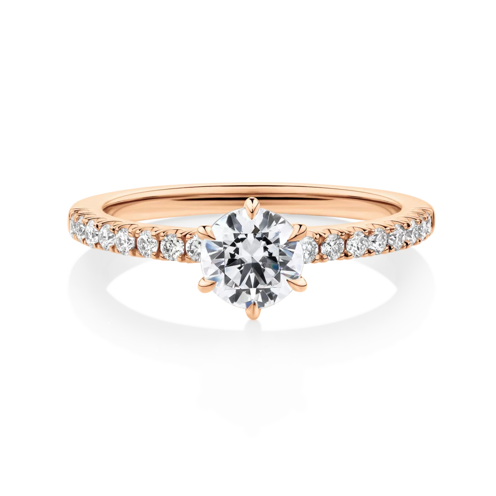 Dianella-round-6-claw-rose-gold-round-diamond-engagement-ring