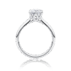 Gardenia 6 claw white gold