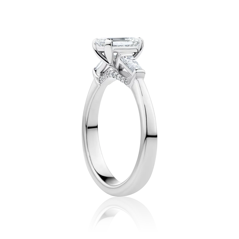 Grevillea-side-platinum-diamond-bridge-trilogy-emerald-diamond-engagement-ring