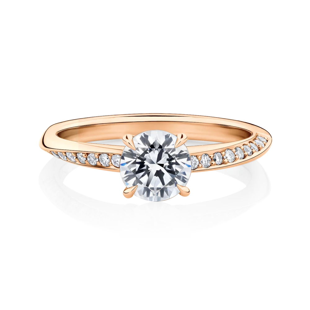 Hibiscus-rose-gold-round-diamond-engagement-ring