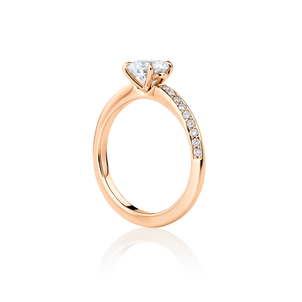 Hibiscus-side-rose-gold-round-diamond-engagement-ring