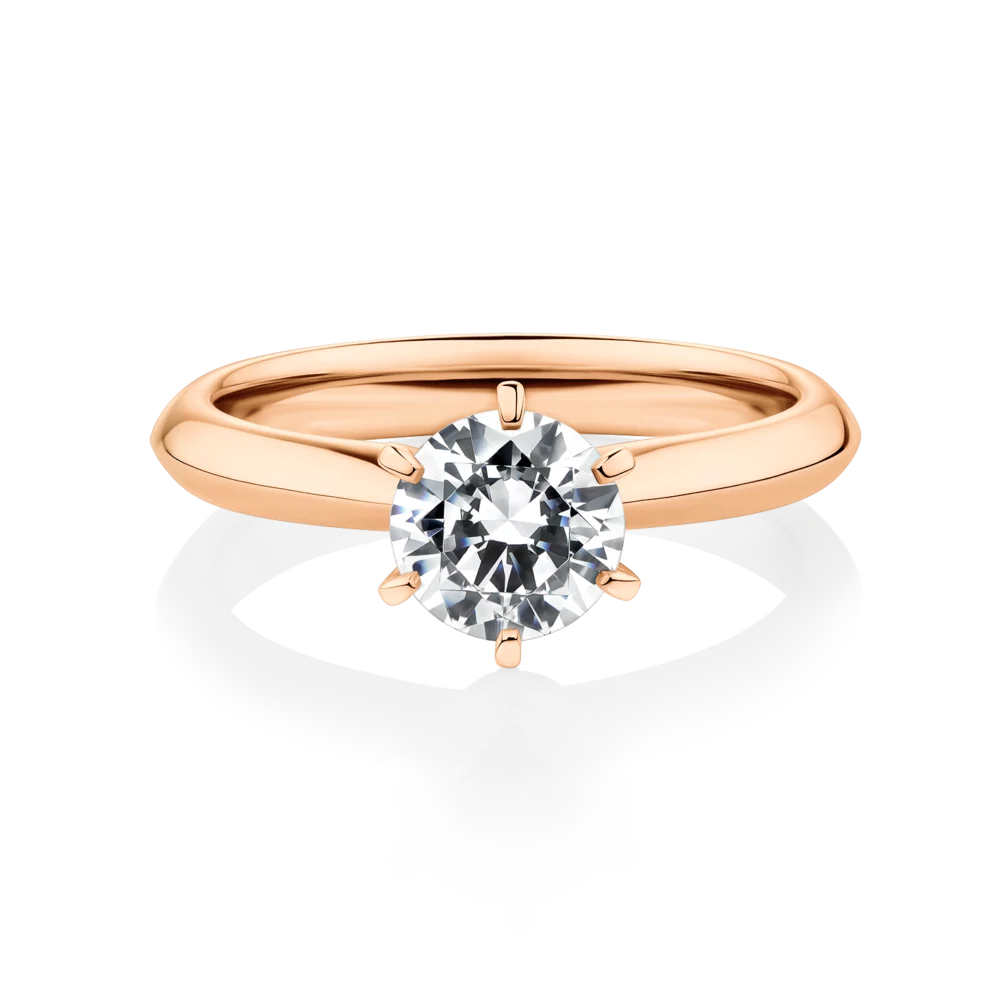 Honey myrtle-rose-gold-round-diamond-engagement-ring