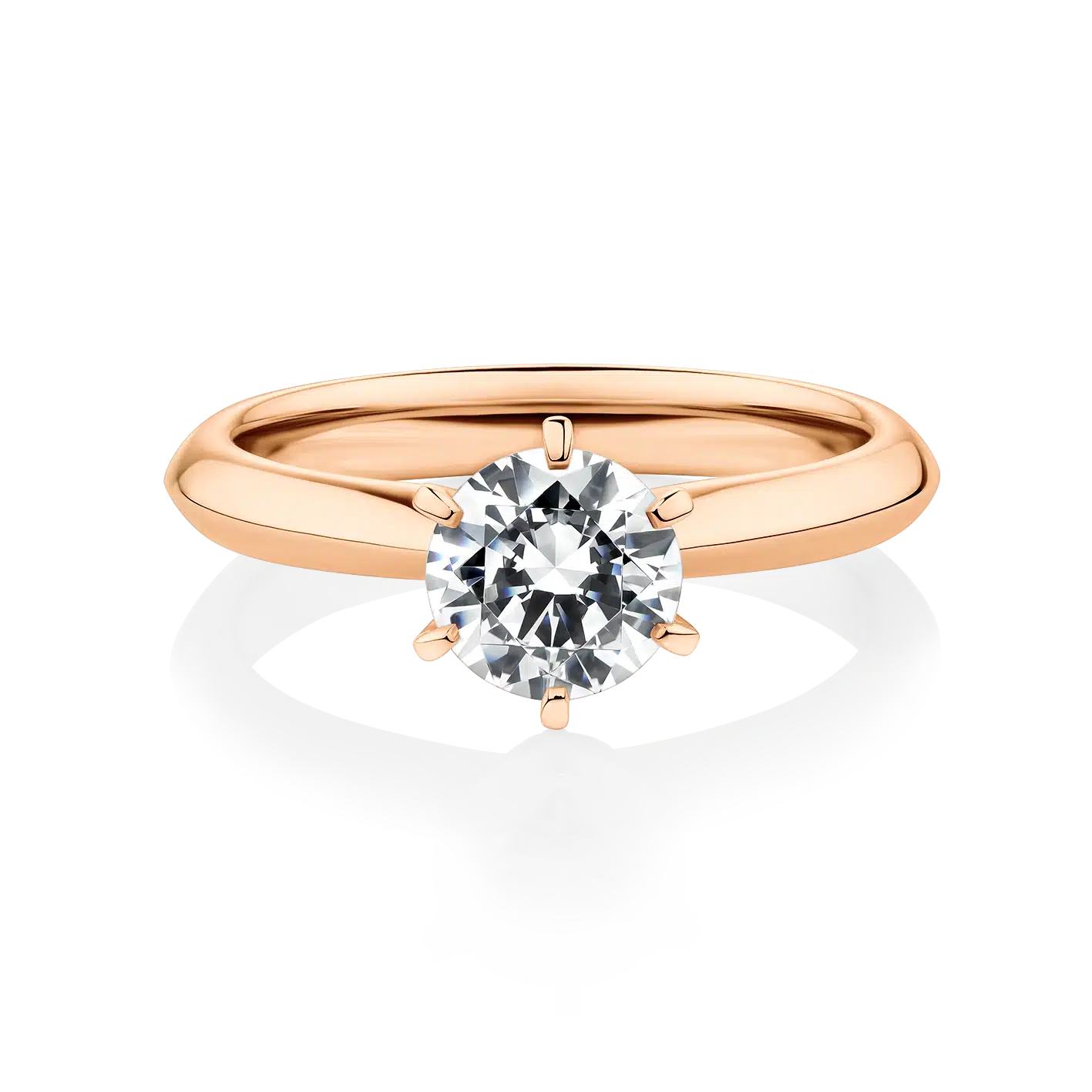 Honey Myrtle-Rose-Gold-Round-Diamond-Engagement-Ring
