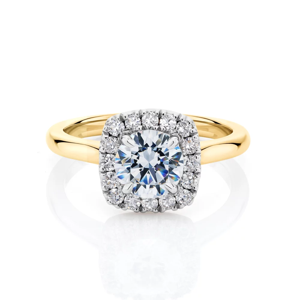 Laurina-yellow-gold-two-tone-halo-round-diamond-engagement-ring