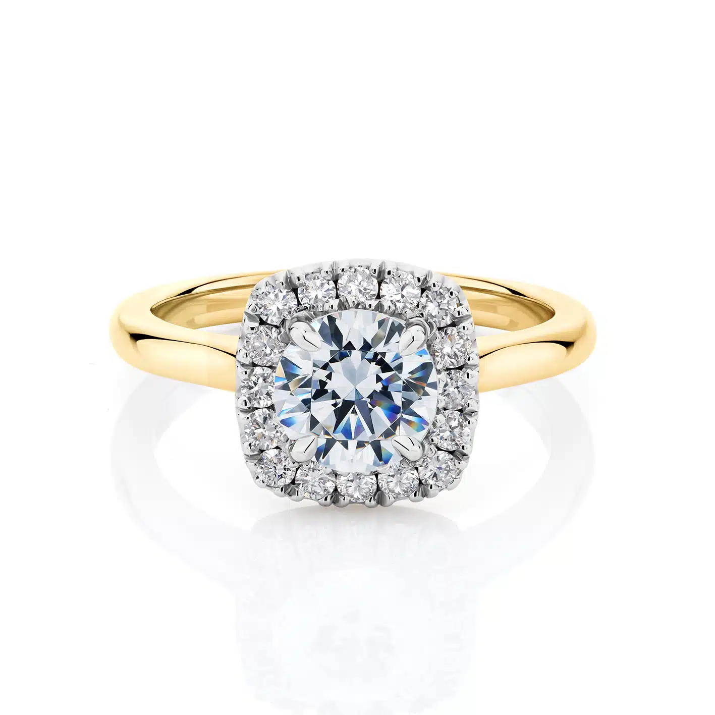 Laurina-Yellow-Gold-Two-Tone-Halo-Round-Diamond-Engagement-Ring