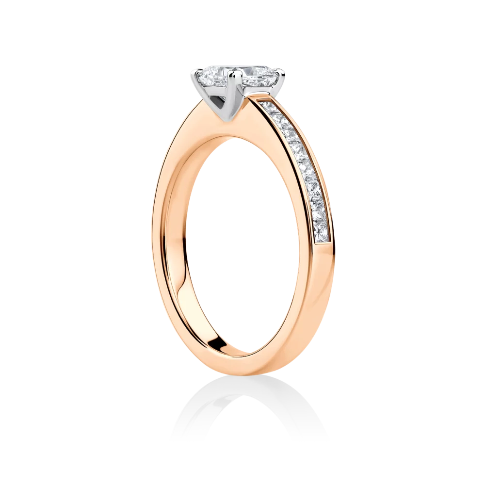 Pandorea-side-rose-gold-two-tone-princess-diamond-engagement-ring