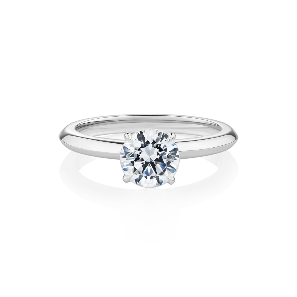Sundew-Platinum-Round-Diamond-Engagement-Ring