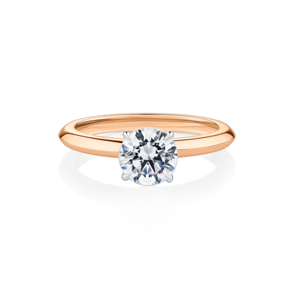 Sundew-Rose-Gold-Two-Tone-Round-Diamond-Engagement-Ring