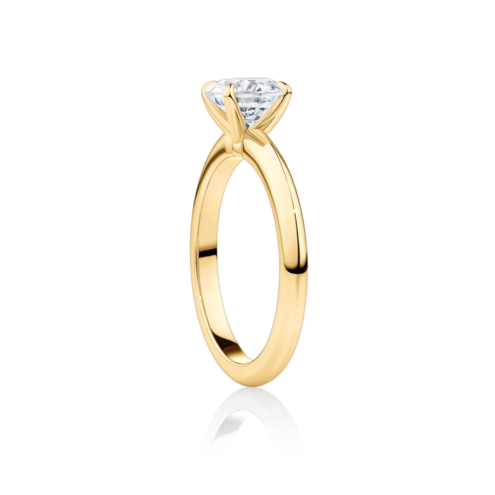 Sundew-side-yellow-gold-round-diamond-engagement-ring