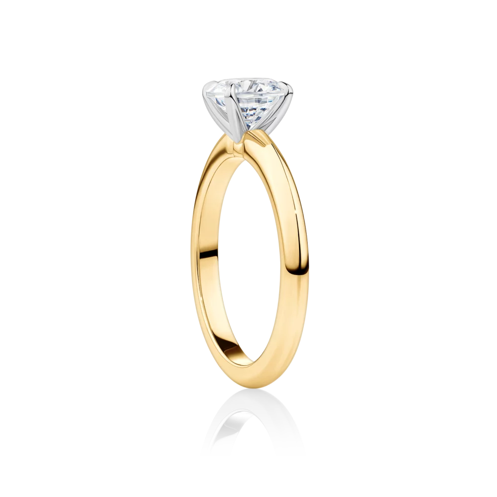 Sundew-side-yellow-gold-two-tone-round-diamond-engagement-ring