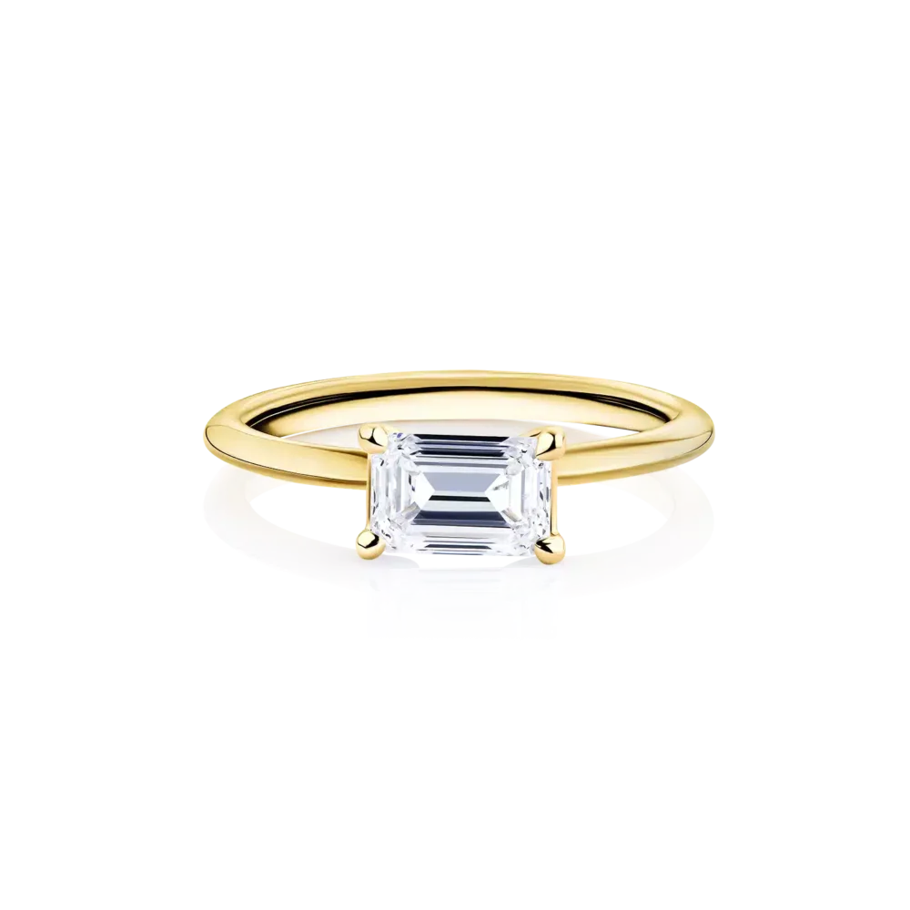 Waratah-emerald-yellow-gold-emerald-diamond-engagement-ring