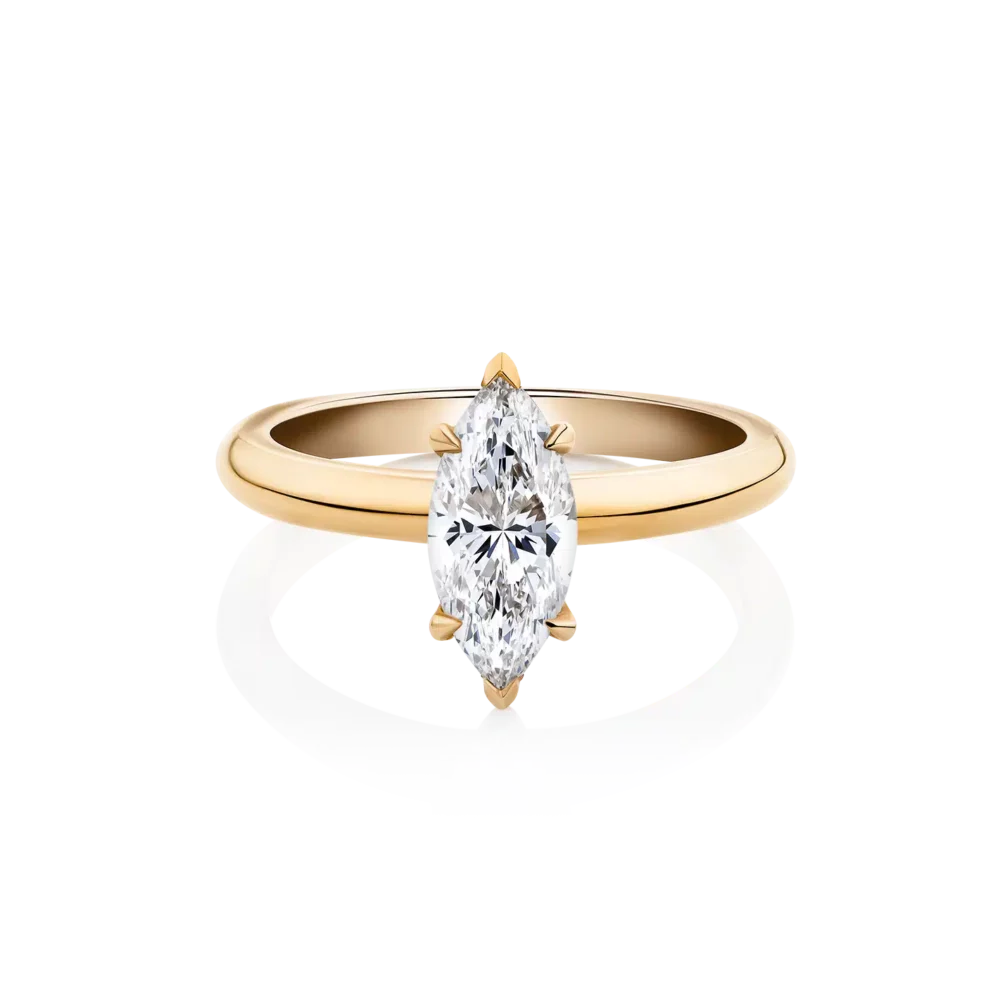 Waratah-marquise-rose-gold-marquise-diamond-engagement-ring