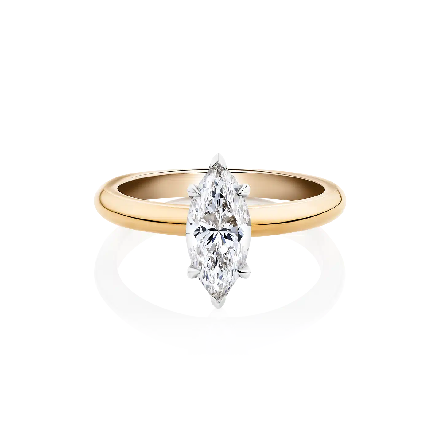 Waratah-Marquise-Rose-Gold-Two-Tone-Marquise-Diamond-Engagement-Ring