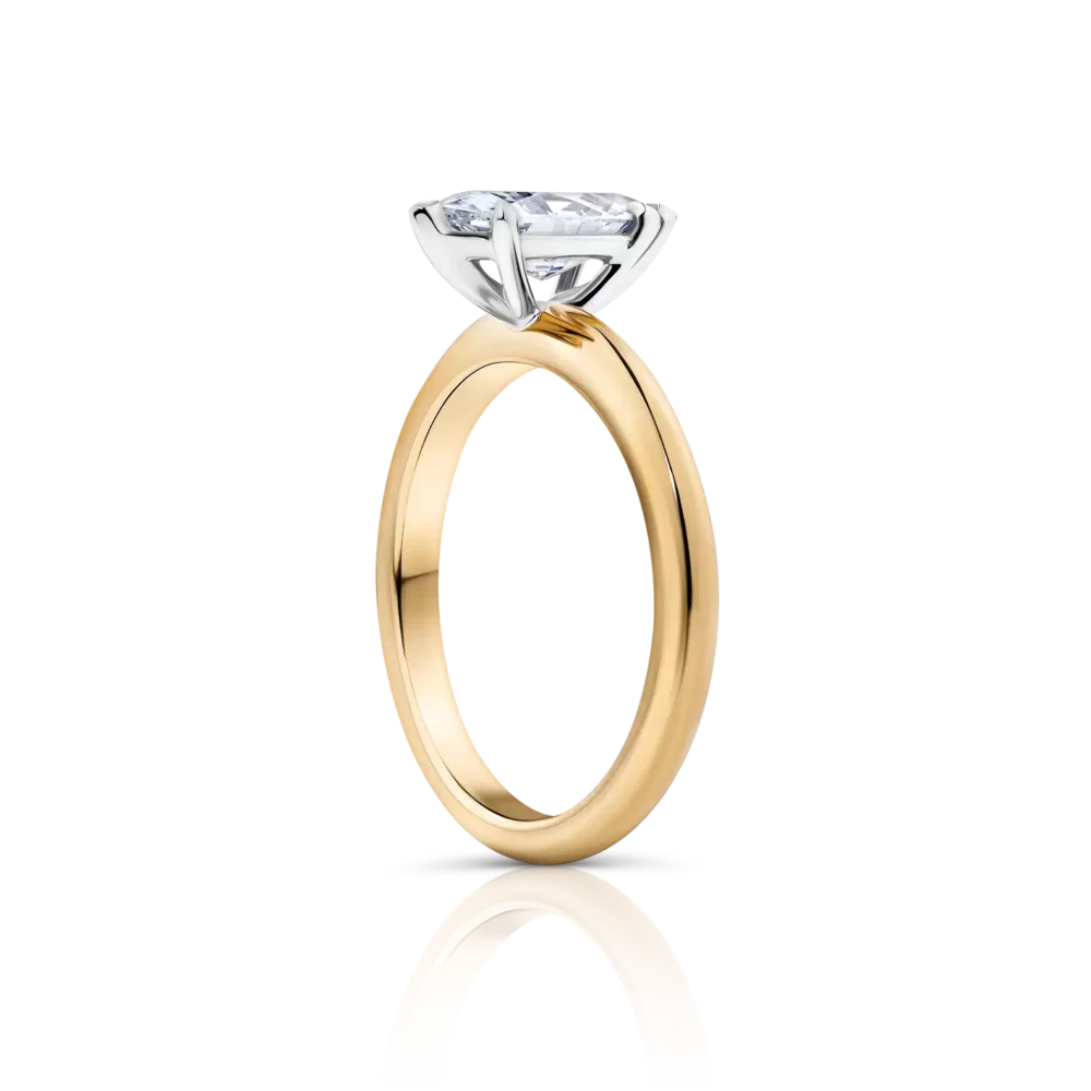 Waratah-marquise-rose-gold-two-tone-side-marquise-diamond-engagement-ring