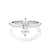 Waratah Marquise White Gold
