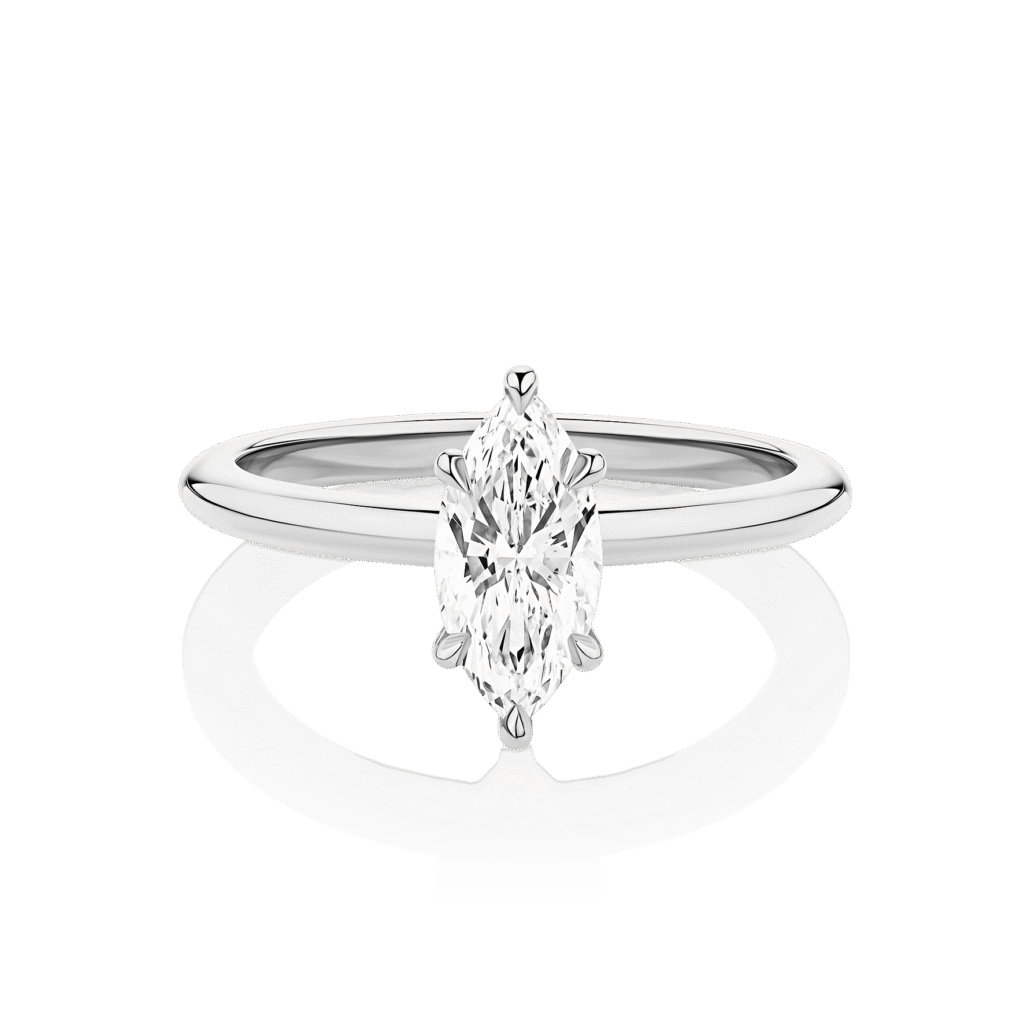 Waratah Marquise White Gold