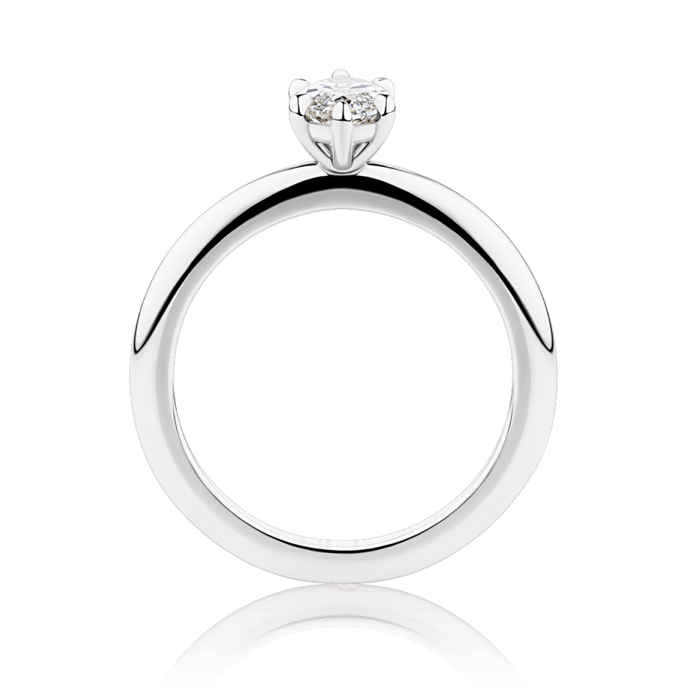 Waratah Marquise White Gold